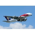 thumbnail image 1 of 24x36 gallery poster, Singapore Airlines the countrys flag carrier celebrated the nations 2015 Golden Jubilee with a flag livery on its Airbus A380, 1 of 1