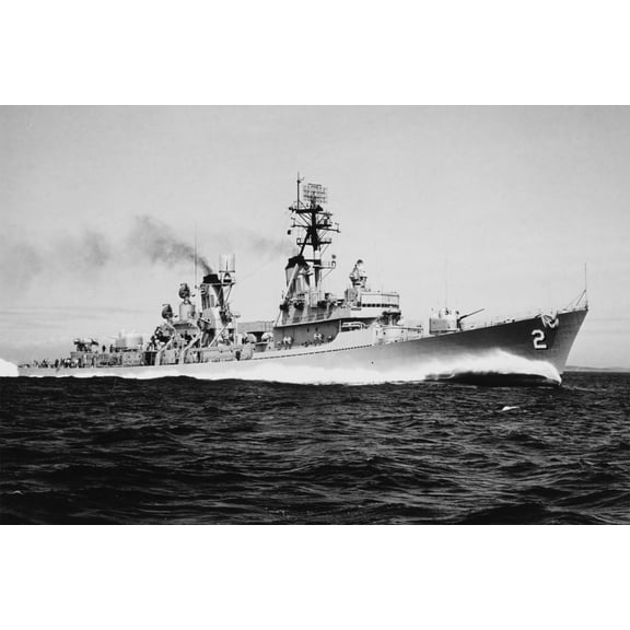 24x36 gallery poster, USS Charles F. Adams (DD-952 DDG-2)