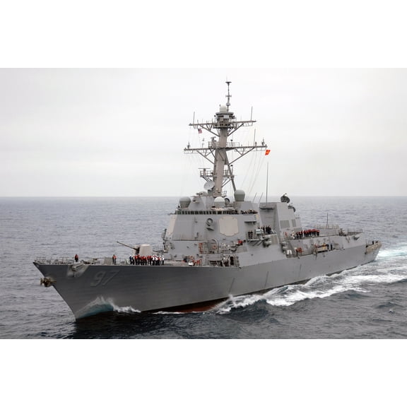 24x36 gallery poster, USS Halsey (DDG-97) in the Pacific