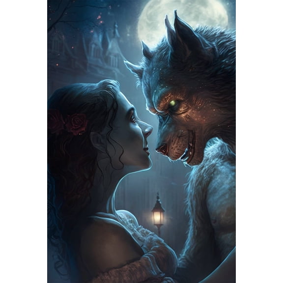 24x36 gallery poster, Werewolf, supernatural romance p2