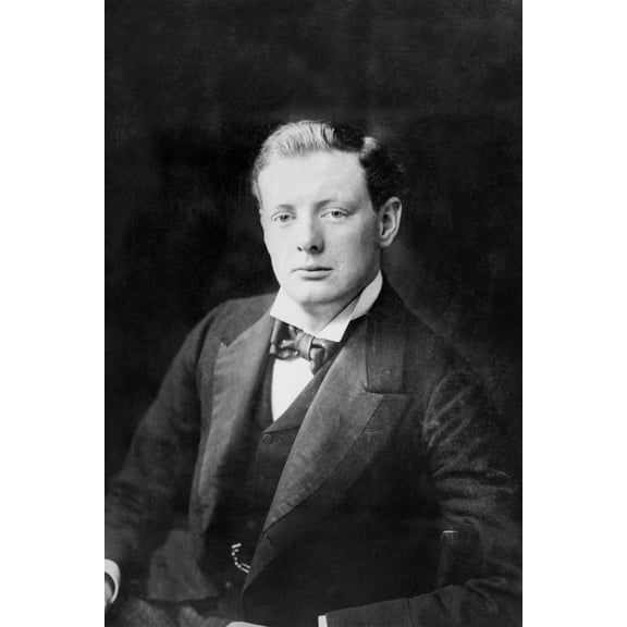 24x36 gallery poster, Winston Churchill 1900
