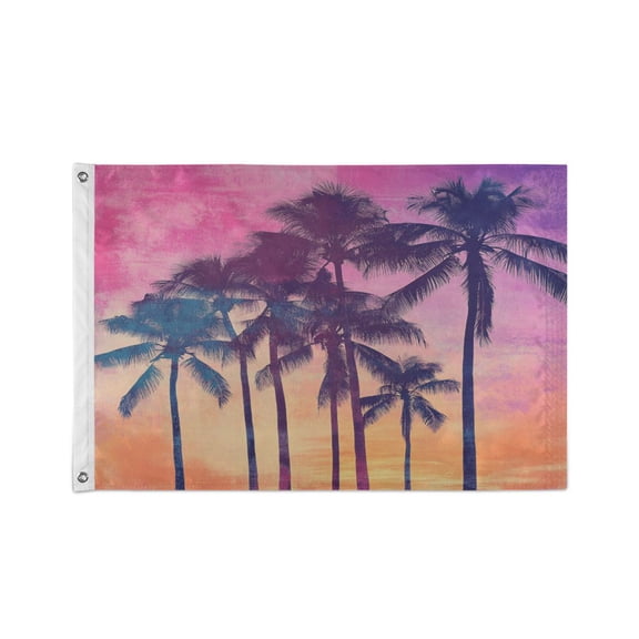 24x36 inch Garden Hanging Flag Square Double Sided Flag Garden Garage nd Patio Decorative Flag Tropical Environment