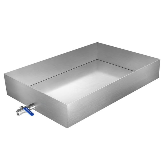 24x36x6 Inch Maple Syrup Evaporator Pan, 304 Stainless Steel with 1 Valve, Professional Grade for Efficient Home Syrup Boiling