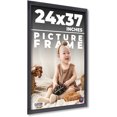 thumbnail image 1 of 24x37 Frame Black Passaggi Solid Wood Picture Frame Width 1.5 Inches | Interior Depth 0.5 Inches |, 1 of 8