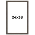 thumbnail image 1 of 24x38 Frame Black Bamboo Solid Wood Picture Frame Width 1.5 Inches | Interior Frame Depth 0.5, 1 of 8