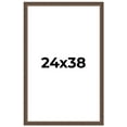 thumbnail image 1 of 24x38 Frame Golden Caramel Solid Wood Bronze Picture Frame | 1.25 Inch Moulding Width | 0.5 Inch, 1 of 8
