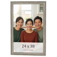 thumbnail image 1 of 24x38 Frame Grey Solid Wood Picture Frame Width 1 Inches | Interior Frame Depth 0.5 Inches |, 1 of 8