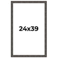 thumbnail image 1 of 24x39 Frame Black-Brown Medieval Solid Wood Picture Frame | 1.5 Inch Moulding Width | Gotham, 1 of 8