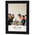 thumbnail image 1 of 24x39 Frame Black Passaggi Solid Wood Picture Frame Width 1.5 Inches | Interior Depth 0.5 Inches |, 1 of 8