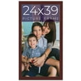 thumbnail image 1 of 24x39 Frame Brown Solid Wood Picture Frame Width 0.75 Inches | Interior Frame Depth 0.5 Inches |, 1 of 8