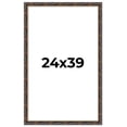 thumbnail image 1 of 24x39 Frame Gold Real Wood Picture Frame Width 1.5 inches | Interior Frame Depth 0.5 inches |, 1 of 8
