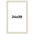 thumbnail image 1 of 24x39 Frame White Real Wood Picture Frame Width 1.75 inches | Interior Frame Depth 0.5 inches |, 1 of 8