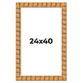 thumbnail image 1 of 24x40 Frame Beige Real Wood Picture Frame Width 3 inches | Interior Frame Depth 0.5 inches |, 1 of 8
