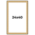 thumbnail image 1 of 24x40 Frame Gold Plein Aire Solid Wood Picture Frame Width 2 Inches | Interior Frame Depth 0.5, 1 of 8
