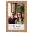 thumbnail image 1 of 24x40 Frame Gold Real Wood Picture Frame Width 1.5 inches | Interior Frame Depth 0.5 inches |, 1 of 8