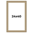 thumbnail image 1 of 24x40 Frame Ornate Silver Beaded Solid Wood Picture Frame Width 2.5 Inches | Interior Depth 1, 1 of 8