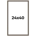 thumbnail image 1 of 24x40 Frame Silver Real Wood Picture Frame Width 1.25 Inches | Interior Frame Depth 0.5 Inches |, 1 of 8