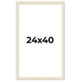 thumbnail image 1 of 24x40 Frame White Real Wood Picture Frame Width 1.5 inches | Interior Frame Depth 0.5 inches | Barn, 1 of 8