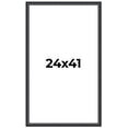 thumbnail image 1 of 24x41 Frame Black Real Wood Picture Frame Width 1.25 inches | Interior Frame Depth 0.5 inches |, 1 of 8
