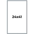 thumbnail image 1 of 24x41 Frame Blue Scuffed Farm Board Solid Wood Picture Frame Width 0.75 Inches | Interior Depth 0.5, 1 of 8