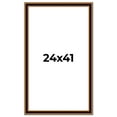 thumbnail image 1 of 24x41 Frame Gold Brown Plein Air Vintage Solid Wood Picture Frame | 1.75 Inches Moulding Width |, 1 of 8