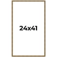 thumbnail image 1 of 24x41 Frame Gold Kingsley Distressed Solid Wood Picture Frame Width 0.75 Inches | Interior Frame, 1 of 8