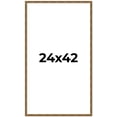 thumbnail image 1 of 24x42 Frame Gold Kingsley Distressed Solid Wood Picture Frame Width 0.75 Inches | Interior Frame, 1 of 8