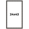 thumbnail image 1 of 24x43 Frame Black-Brown Medieval Solid Wood Picture Frame | 1.5 Inch Moulding Width | Gotham, 1 of 8