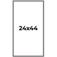 thumbnail image 1 of 24x44 Frame Blue Kingsley Pewter Solid Wood Picture Frame Width 0.75 Inches |Interior Depth 0.5, 1 of 8