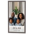 thumbnail image 1 of 24x44 Frame Blue Kingsley Pewter Solid Wood Picture Frame Width 0.75 Inches |Interior Depth 0.5, 1 of 8