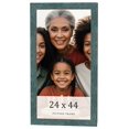 thumbnail image 1 of 24x44 Frame Blue Rustic Barnwood Solid Wood Picture Frame Width 1.25 Inches | Interior Depth 0.5, 1 of 8