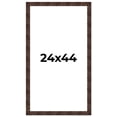thumbnail image 1 of 24x44 Frame Brown Burl Real Wood Picture Frame Width 1.625 Inches | Interior Frame Depth 0.5 Inches, 1 of 8