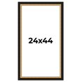thumbnail image 1 of 24x44 Frame Gold Real Wood Picture Frame Width 2.25 Inches | Interior Frame Depth 0.5 Inches |, 1 of 8