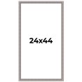 thumbnail image 1 of 24x44 Frame Grey Real Wood Picture Frame Width 1.25 inches | Interior Frame Depth 0.5 inches | Hans, 1 of 8