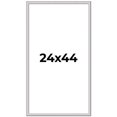 thumbnail image 1 of 24x44 Frame Silver Inner Slope Bevel Picture Frame | 1 Inch Moulding Width | 0.75 Inch Rabbet Depth, 1 of 8
