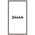thumbnail image 1 of 24x44 Frame Silver Real Wood Picture Frame Width 1.25 Inches | Interior Frame Depth 0.5 Inches |, 1 of 8