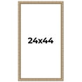 thumbnail image 1 of 24x44 Frame Silver Real Wood Picture Frame Width 1.5 inches | Interior Frame Depth 0.5 inches |, 1 of 8