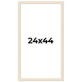 thumbnail image 1 of 24x44 Frame White Real Wood Picture Frame Width 1.5 inches | Interior Frame Depth 0.5 inches | Barn, 1 of 8