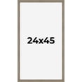 thumbnail image 1 of 24x45 Frame Gray Barnwood Rustic Solid Wood Picture Frame | 1.5 Inch Moulding Width | Includes UV, 1 of 8