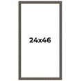 thumbnail image 1 of 24x46 Frame Black Bamboo Solid Wood Picture Frame Width 1.5 Inches | Interior Frame Depth 0.5, 1 of 8
