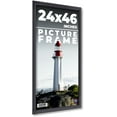 thumbnail image 1 of 24x46 Frame Black Passaggi Solid Wood Picture Frame Width 1.5 Inches | Interior Depth 0.5 Inches |, 1 of 8