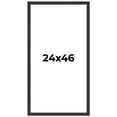 thumbnail image 1 of 24x46 Frame Black Real Wood Picture Frame Width 1.25 Inches | Interior Frame Depth 0.5 Inches |, 1 of 8