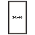 thumbnail image 1 of 24x46 Frame Black Real Wood Picture Frame Width 2.25 Inches | Interior Frame Depth 0.5 Inches |, 1 of 8