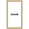 thumbnail image 1 of 24x46 Frame Gold Plein Aire Solid Wood Picture Frame Width 2 Inches | Interior Frame Depth 0.5, 1 of 8