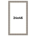 thumbnail image 1 of 24x46 Frame Grey Real Wood Picture Frame Width 2.75 Inches | Interior Frame Depth 0.5 Inches |, 1 of 8