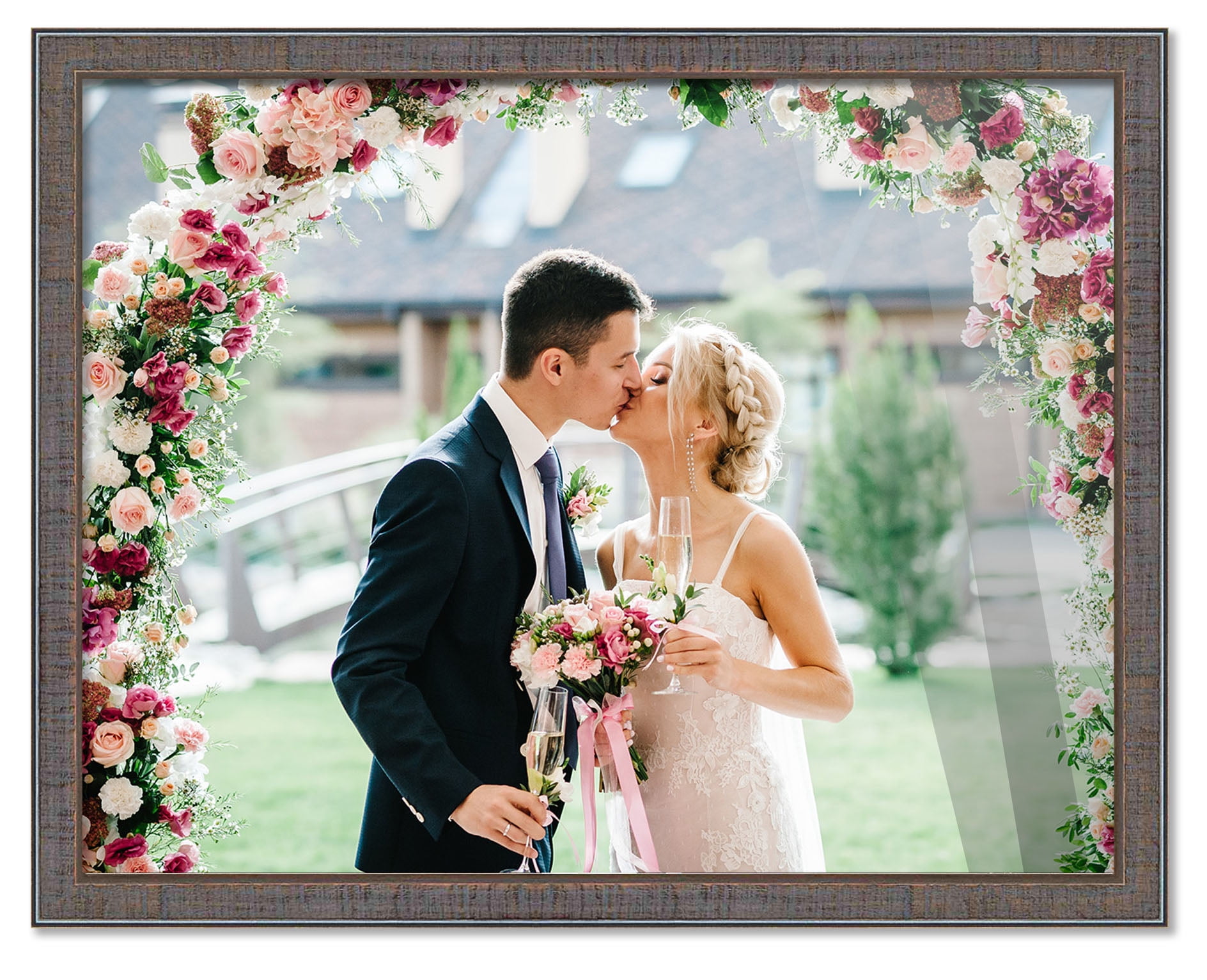 16x24 Frame Black Picture Frame - Complete Modern Photo Frame Includes UV  Acrylic Shatter Guard 