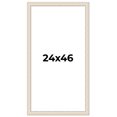 thumbnail image 1 of 24x46 Frame White Real Wood Picture Frame Width 1.75 inches | Interior Frame Depth 0.5 inches |, 1 of 8