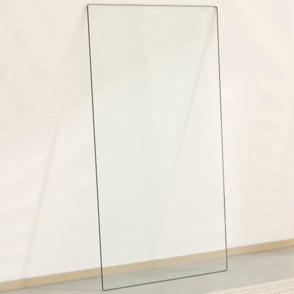 Tesnus Glass Table Top 24 x 48 inch Rectangle Tempered 0.31 inch Thick 1 Piece for Dining Room and Kitchen