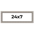 thumbnail image 1 of 24x7 Frame Grey Real Wood Picture Frame Width 1.25 inches | Interior Frame Depth 0.5 inches | Hans, 1 of 8