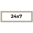 thumbnail image 1 of 24x7 Frame Grey Solid Wood Picture Frame Width 1 Inches | Interior Frame Depth 0.5 Inches |, 1 of 8
